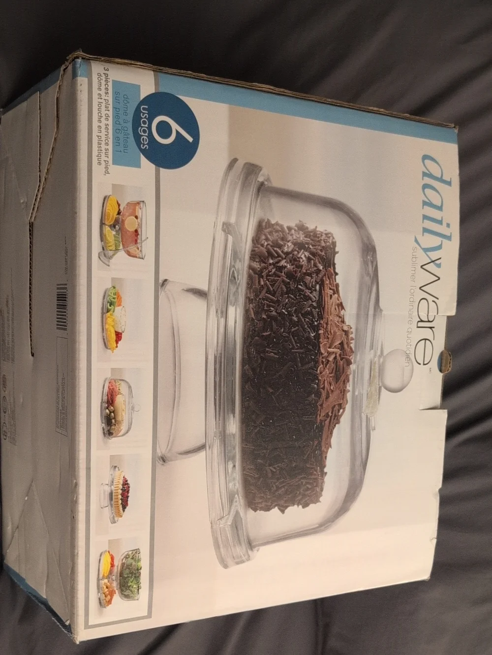 Dailyware 6 In 1 Footed Cake Dome